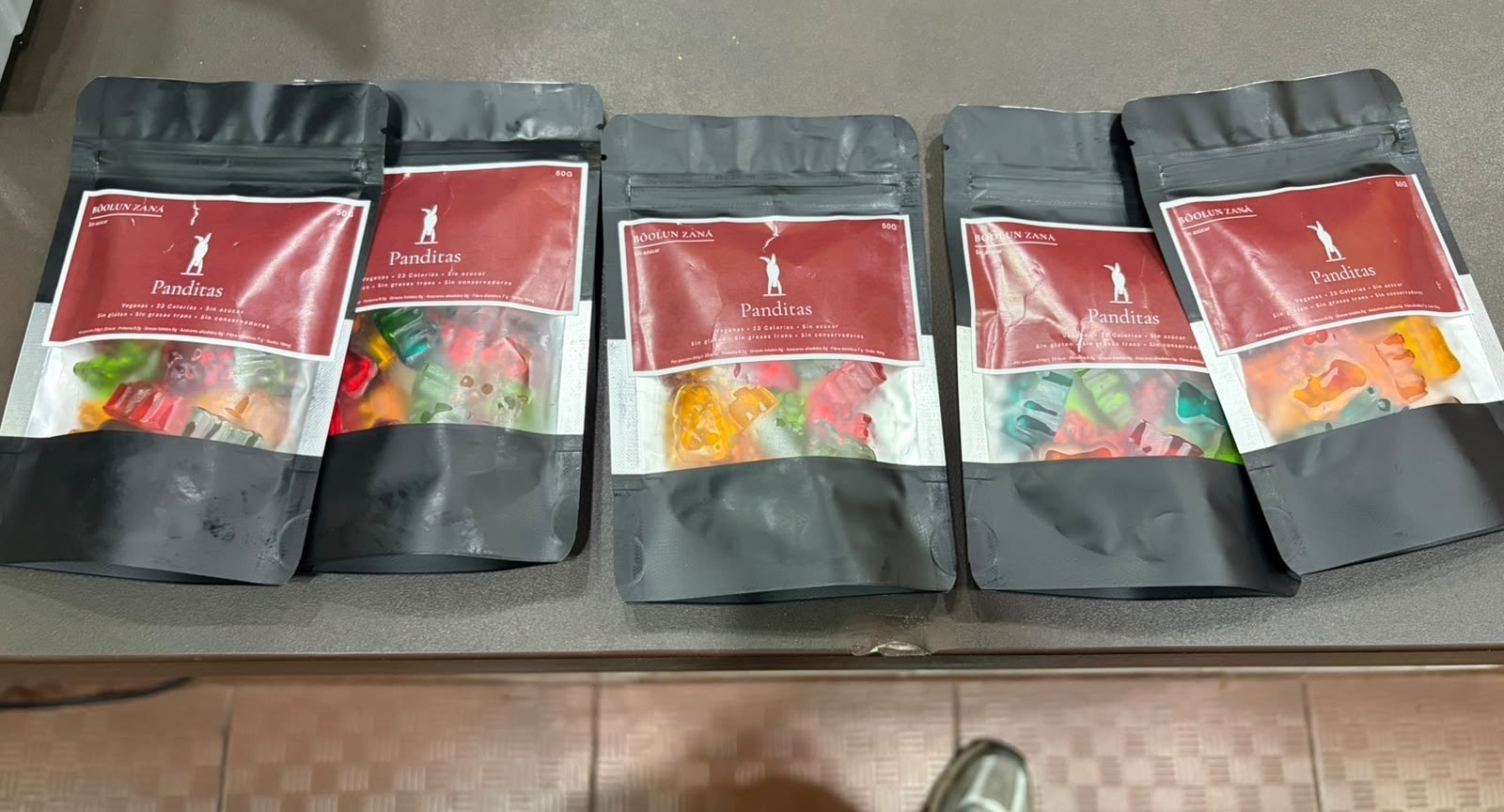 Bolsas de Panditas sin azúcar Böolun Zaná